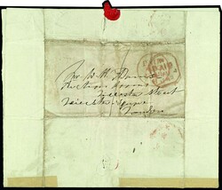 1848, JOHN HAMPTON, berühmter englischer Ballonfahrer, eigenhändig ...