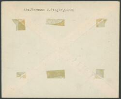 6. Südamerikafahrt 1932, Brief ab Brüssel 10.9. via Friedrichshafen ...