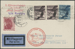 Südamerikafahrt 1930, Etappe Friedrichshafen-Sevilla ...