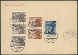 Russlandfahrt 1930, 24 g Bildpost-GSK (Flexenstraße) mit rs ...