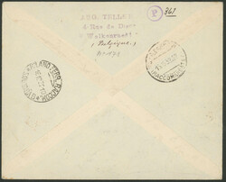 9. Südamerikafahrt 1932, R-Brief mit Mischfrankatur Vatikan, ...
