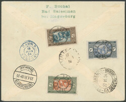 3. Südamerikafahrt (Argentinienfahrt), R-Brief mit beidseitiger ...