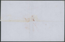 1847, PARIS, komplette Auslands-Falbriefhülle als "Muster ohne Wert" ...