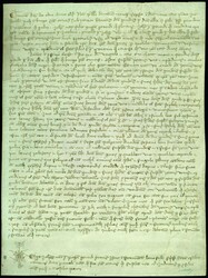 PADUA, Kaufvertrag auf Schweinsleder im Format 250 x 185 mm, datiert ...