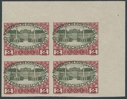 2 Kr Regierungsjubiläum ungezähnt auf ungummiertem Papier, rechter ...