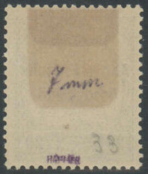 20 Pfg violettultramarin Ausgabe 20.10.1914 in tadelloser ...