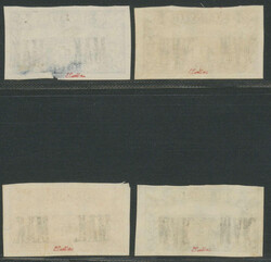 2 1/2 Pfg bis 10 Mark Wappen und Hünengrab 1920 Probedrucke in den ...