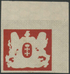 5 Mark Probedruck einfarbig in abweichender Farbe Wz. Y ungezähnt ...