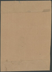 16 Pfg Ziffer per 5 auf großer Briefvorderseite (205 x 285 mm), ...