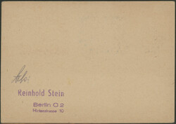 24 und 60 Pfg Leipziger Messe 1947 im StTdr. auf Auslands-R-Karte mit ...