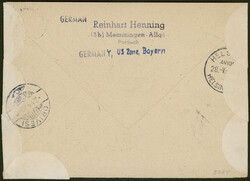 75 Pfg dunkelblau OR senkrechtes Paar Sonder-Ausgabe Heinrich von ...