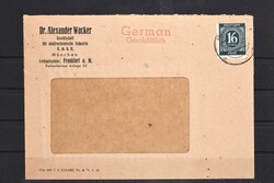 1946-1947, Verzähnungen auf 6 Bedarfs-Belegen, darunter Einschreiben ...