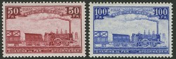 1820: Belgien Eisenbahnpaketmarken