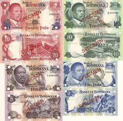110.550.80: Banknotes – Africa - Botswana