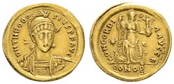 10.40.30: Ancient Coins - Eastern Roman Empire - Theodosius II, 402 - 450