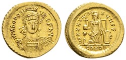 10.40.30: Ancient Coins - Eastern Roman Empire - Theodosius II, 402 - 450