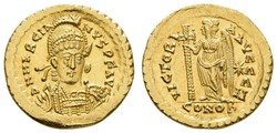 10.40.50: Ancient Coins - Eastern Roman Empire - Marcian, 450 - 457