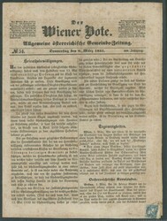 4745052: Austria Newspaper Stamps 1851
