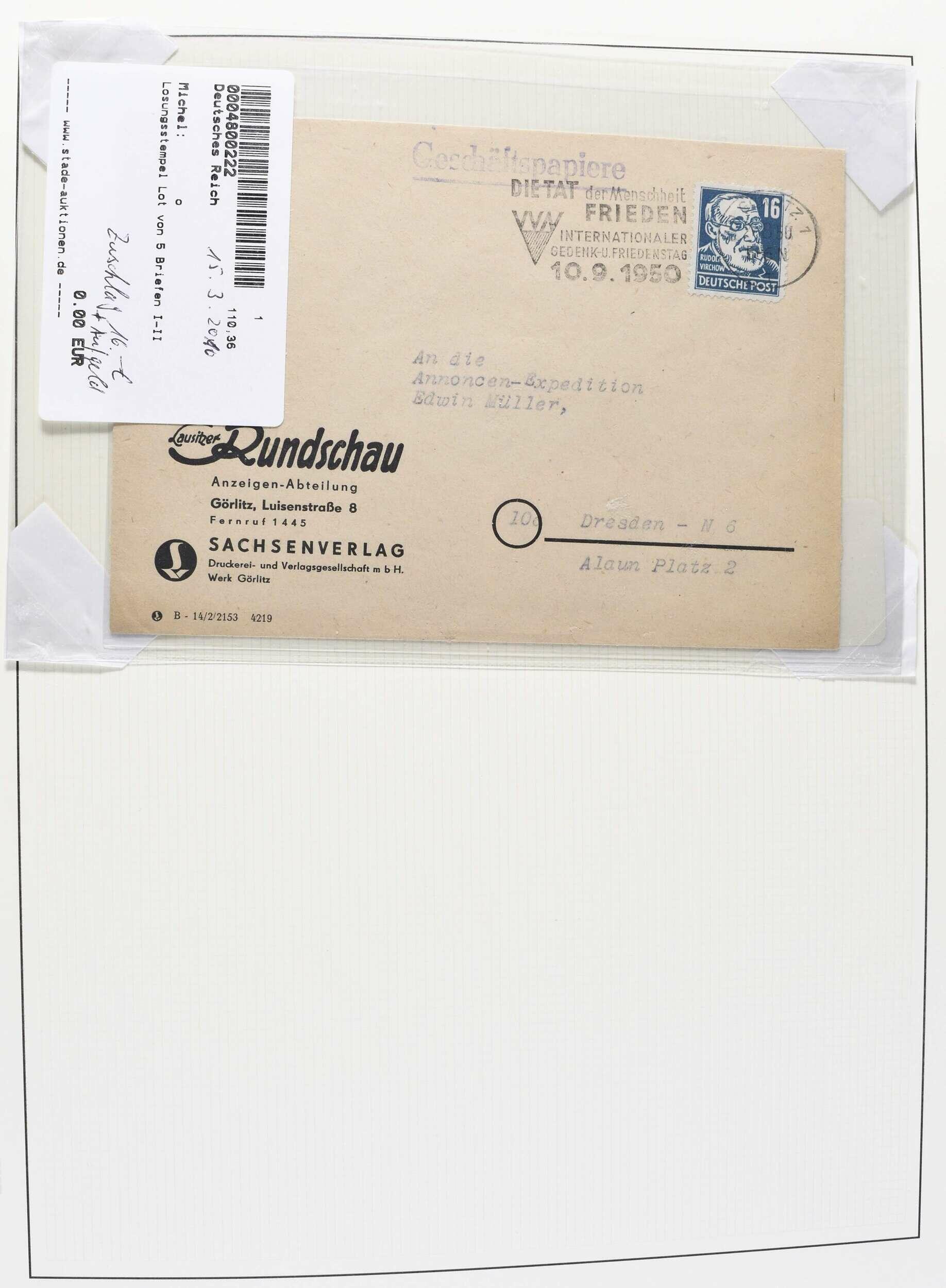 Image 4 for lot number 5294 for Ulrich Felzmann 185th Auction