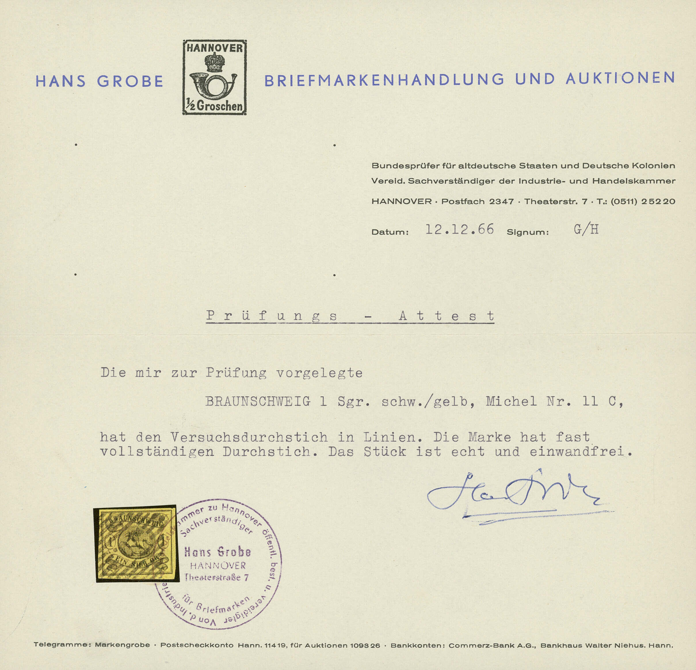 Image 3 for lot number 5864 for Ulrich Felzmann 185th Auction