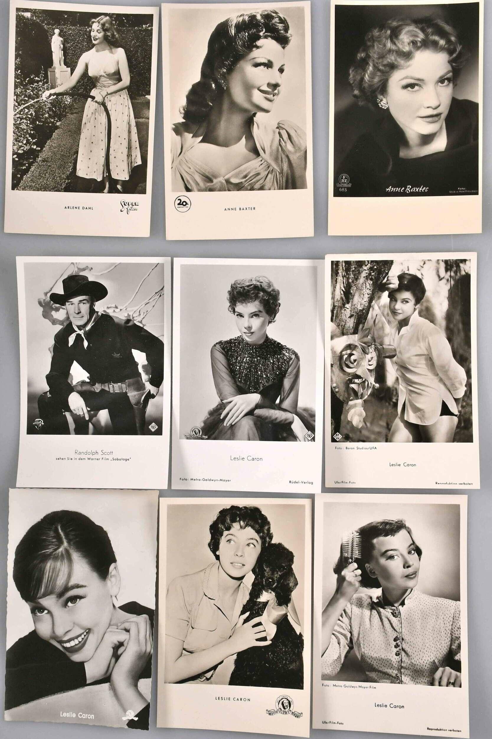 1940-1960(ca.), weit über 900 Karten FILM & KINO, berühmte ...