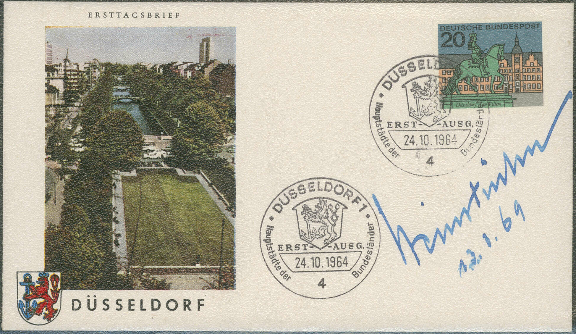 ERSTTAGSBRIEFE / BRIEFUMSCHLÄGE etc. ein Leitz-Ordner mit über 50 ...