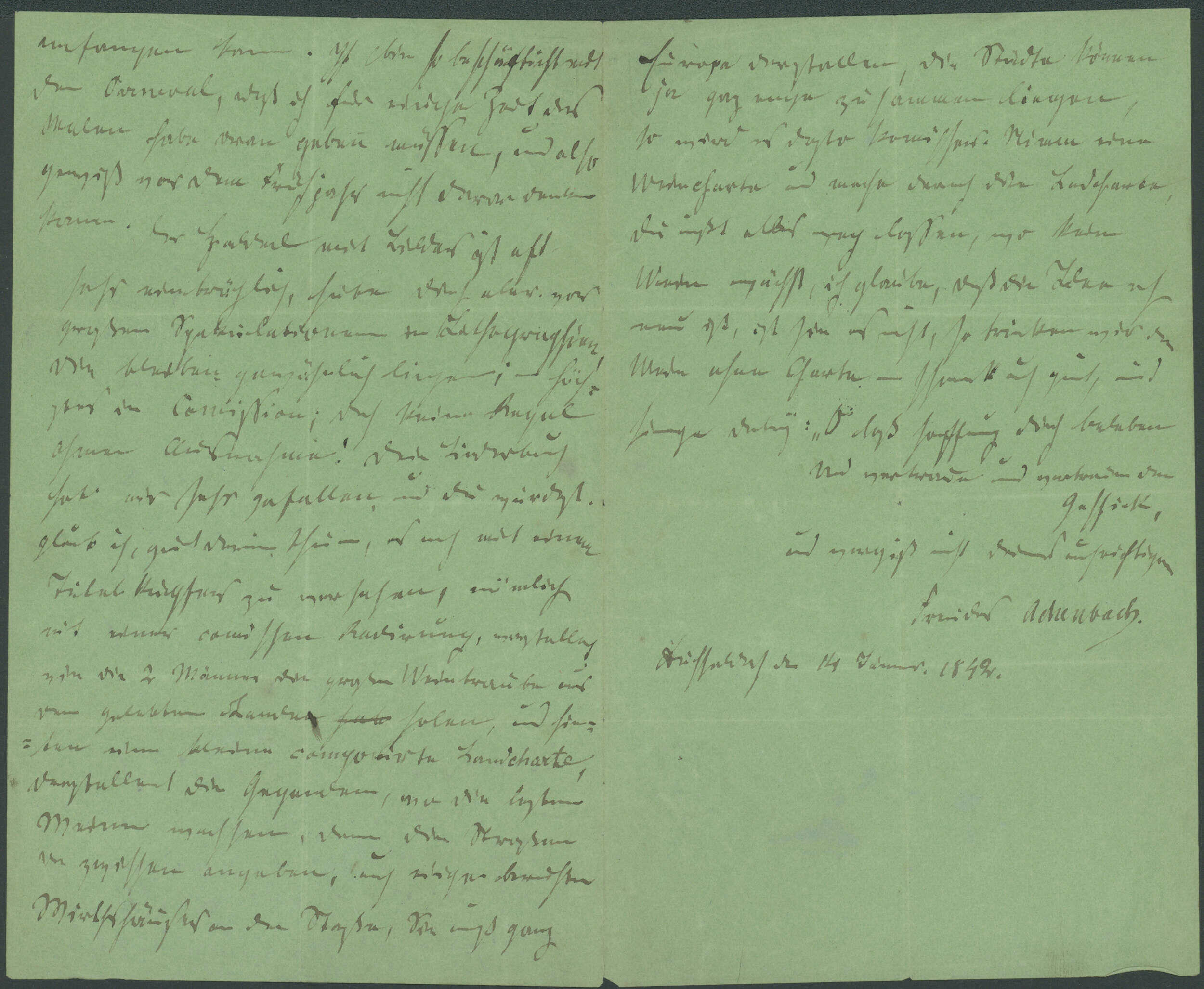 ACHENBACH, Andreas (1815-1910), dt. Landschaftsmaler, führende ...