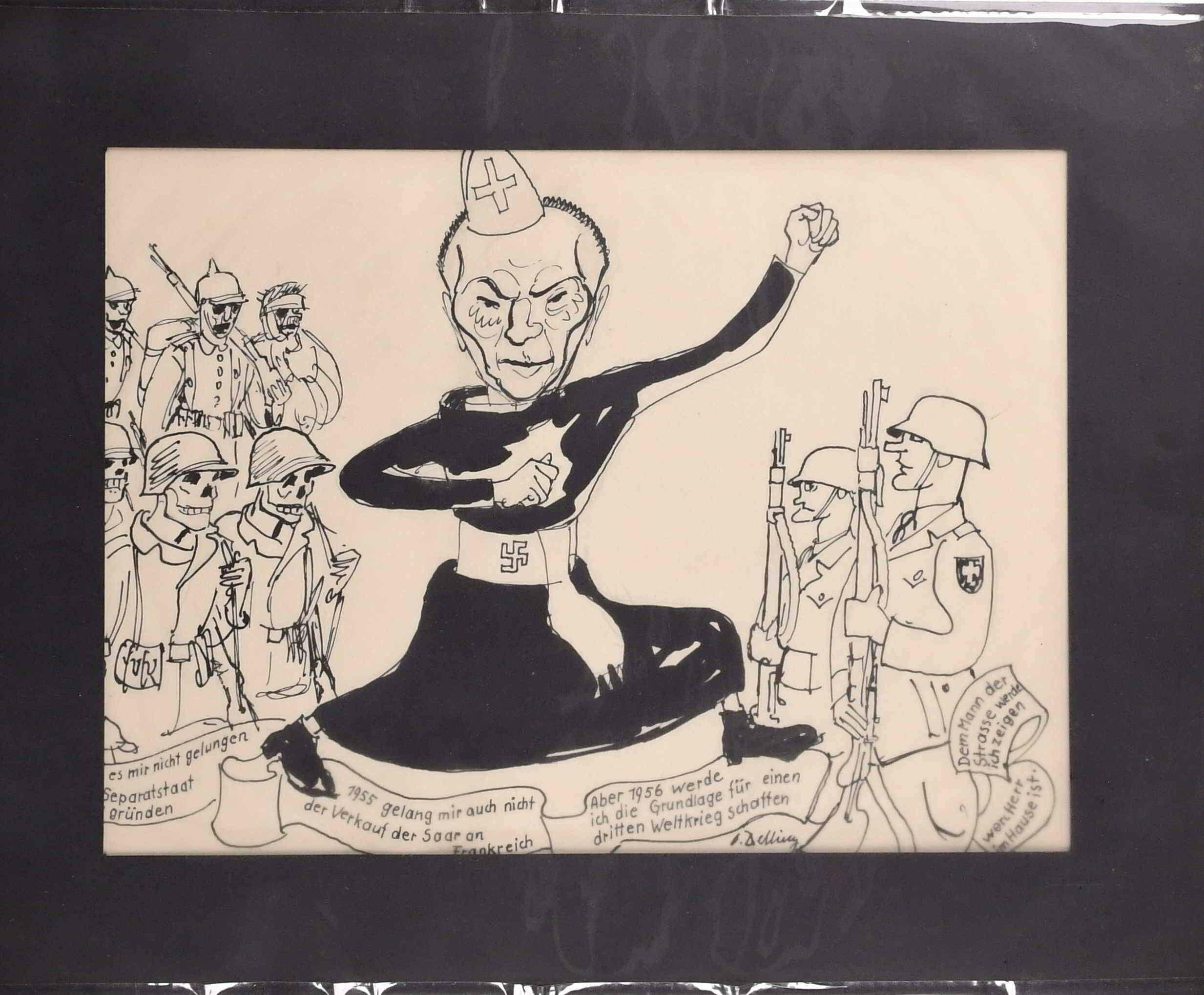 DELLING, OTTO (1884-1968), deutscher Maler aus Berlin, Karton mit ...