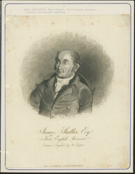 1847, GEORGE GREEN, britischer Ballonfahrer und Aeronaut, Original ...