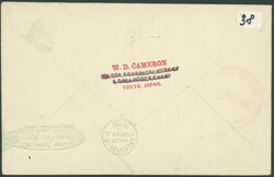 Weltrundfahrt 1929, Etappe Tokio - Lakehurst, Brief nach East Orange, ...