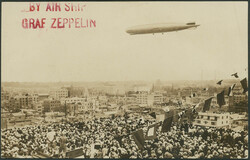 Weltrundfahrt 1929, Japanische Post, Etappe Tokio - Lakehurst, ...