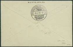 Schweizfahrt 1932, Vaduz - Friedrichshafen, Sonderbrief des ...