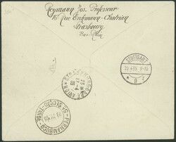 2. Südamerikafahrt 1935, R-Brief mit attraktiver Frankatur ab ...