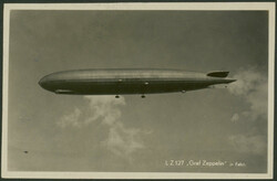 3.Südamerikafahrt 1933 mit Anschlussflug Berlin, Zeppelinfotokarte ...