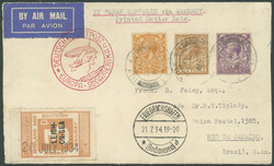 982530: Zeppelin, Zeppelin Mail LZ 127, South America Flights 1934