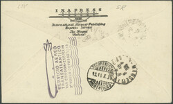 Chicagofahrt 1933, Etappe Friedrichshafen - Recife. R-Brief ab Monte ...