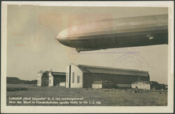 1.Südamerikafahrt 1931, Zeppelinfotokarte Amsterdam - Recife mit MeF ...
