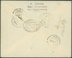 3. Südamerikafahrt 1934, Argentinienfahrt, R-Brief ab Saigon 11.5. ...