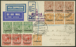 TANGER, 3. Südamerikafahrt 1934 (Argentinienfahrt), R-Brief ab ...