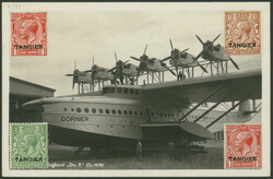 TANGER, 3. Südamerikafahrt 1934 (Argentinienfahrt), R-Fotokarte DO-X ...