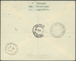 8. Südamerikafahrt 1934, R-Brief ab Mbabane 1.9. via Marseille 13.9. ...