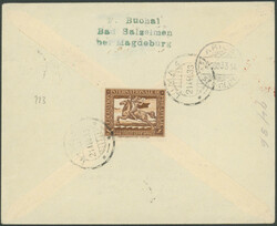 4. Südamerikafahrt 1933, R-Brief ab Fort Lamy 17.5. via ...