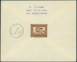 6. Südamerikafahrt 1933, R-Brief ab Fort Lamy 20.6. via Paris 24.8. ...