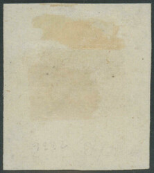 DIAGONAL-HALBIERUNG der 2 Kr schwarz, Type III auf Maschinenpapier, ...