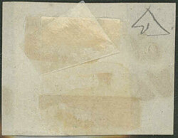 10 C grauschwarz, Feinstdruck in Type Ib auf Handpapier, ...