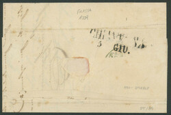 15 C rot in Typ I auf Handpapier, herrlich farbfrisch und ringsum ...