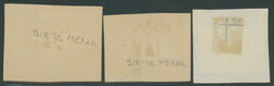 1915, seltene Sinai-Stempel der türkischen Feldpost während des 1. ...