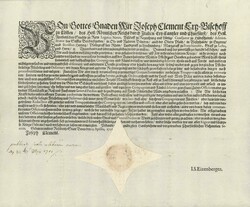 BONN und KÖLN aus 1700-1703, notarielle Dokumente und Vollmachten, ...