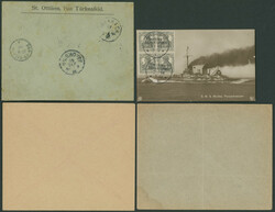 ALLGEMEIN, 1897-1916, zwei gelaufene Briefe (1897, 1909) und ein ...