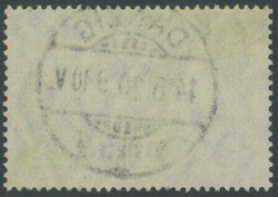 1,50 Mark bläulichgrün mit Aufdruck "Danzig", zeitgerecht entwertet ...